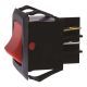 Switch Rocker Double Pole Black/Red (3468626)