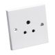 5 Amp Socket 1 Gang 3 Pin Round 3x3 (CEDSK1/5A)