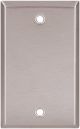 Blank Wallplate Stainless Steel 1 Gang  2in x 4in (7091)