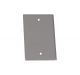 Grey Weatherproof Rectangular Blank Cover Plate (1987)