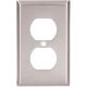 Stainless Steel Duplex Receptacle Wallplate