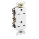 15 Amp Decora Duplex Receptacle White 250V Commercial Grade