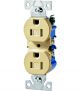 TR270V Tamper Resistant Duplex Receptacle Ivory 15 Amp 125 Volt