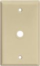 1 Gang 2 x 4 Telephone and Coax Plate Ivory 2128V
