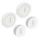 Closure Plug White 1/2in 4pk (14005WH)