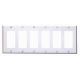 Decora GFCI Wall Plate 6 Gang thermoset