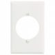 Plug Plate White 1 Gang (2068w) for 32B