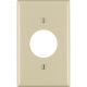 1 Gang Ivory Plug Wallplate (PJ720V)
