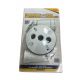 Electrmart Double Lampholder Kit with Cover White Weatherproof (5577)