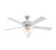 Westinghouse 3 light Vintage Ceiling Fan White 52in (78627)