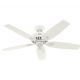 Hunter Newsome Indoor Ceiling Fan White (53319)