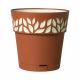 Deroma Leaf Planter Terracotta 7.5in