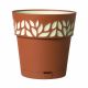 Deroma Leaf Planter Terracotta 11.4in