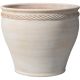 Campana Clay Planter White Terracotta 15in (7009323)