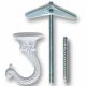 Panacea Steel White Swag Hook 1.5in W x 3.6in H 4.6in D