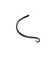 Panacea Forged Curved Hook 7in