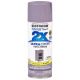 Rust-Oleum 2X Paint+Primer Spray Paint Satin Silver Lilac 12 oz