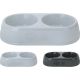 Double Bowl Pet Bowl Assorted Colours 31cm (029000080)