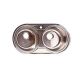 Fermetal Sink Dual Mount Round 33 in. x 17 in. x 8 in. (FRE-20)