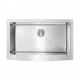 Glacier Single Bowl Farmhouse Kitchen Sink Stainless Steel (36 x 21 in.)