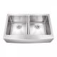 Glacier Double Bowl Apron Front Farmhouse Sink 33in x 21in (PL3321R)