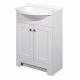 Zenith Bathroom Vanity with Sink White 24 x 16 x 35.5 in. (4001988)