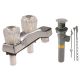 Home Plus Centerset Bathroom Sink Faucet 2 handle 4 in. (45273)