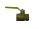 Ball Valve Brass/Chrome 1in