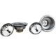 Keeney Kitchen Basket Waste (Sink Strainer) Stainless Steel 2pk.