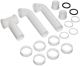 Center Outlet Continuous Waste 1-1/2in x 16in PVC