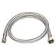 Stainless Steel Faucet Supply Line 1/2in x 1/2in x 30in