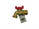 Hose Bibb Qtr.Turn Brass 1/2in