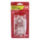 Universal Small Clear Adjustable Handles 2pk
