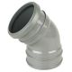 Bend PVC Grey 135 Deg 4in