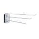 Towel Bar 3 Arm White Metal (63036)