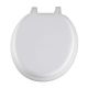 White Round Soft Toilet Seat