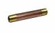 Nipple RD Brass 1/2in x 5in (47018)
