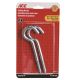 Ace Zinc Ceiling Hook 4-9/16 in. 2 pk (5450341)