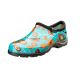 Sloggers Women's Comfort Shoe Birds Turquoise Blue S10