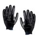 Handmaster Fits All Black Knit Neoprene Coated Chemical Gloves