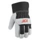 Leather Palm Heavy Duty Work Gloves Large