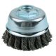 Knotted Wire Brush Cup 3in x 5/8in (36038)