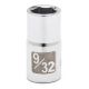 Craftsman Socket 9/32in 1/4Drive 6pt