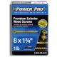 Exterior Wood Screw  8 x1-3/4 in. (175pcs) (48596)