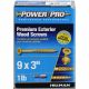 Exterior Wood Screw  9 x 3 in. (83pcs) (48600)