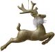 Sparkle Deer Plastic Fur Neck Gold (130-1900216)