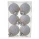 Snowball Decorative Ball Crushed Velvet 6pc (130-2500823)