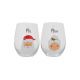 Christmas Mr. & Mrs Clause Wine Tumbler (180-2900088)