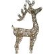 Deer Sparkle Lighted String Gold White Light (120-2000128)