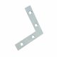 Corner Brace Flat Zinc 3-1/2in x 5/8in